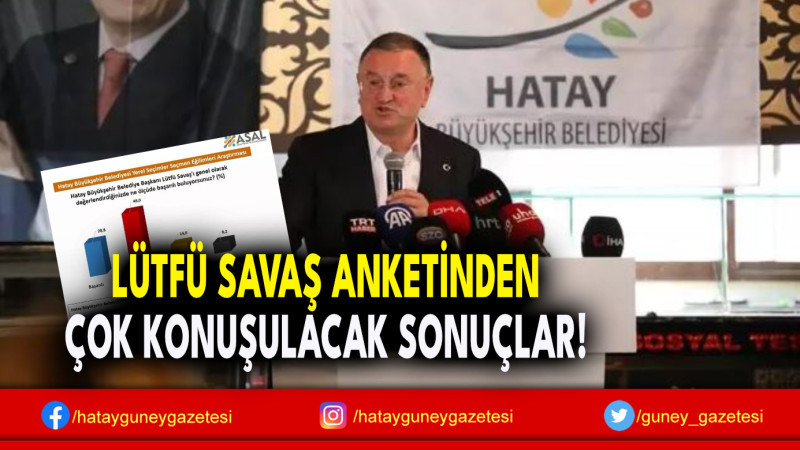 LÜTFÜ SAVAŞ ANKETİNDEN ÇOK KONUŞULACAK SONUÇLAR!