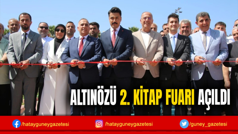 ALTINÖZÜ 2. KİTAP FUARI AÇILDI