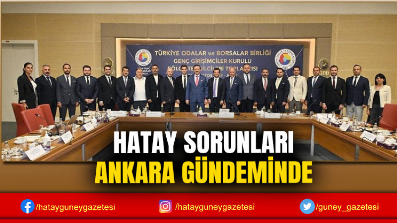 HATAY SORUNLARI ANKARA GÜNDEMİNDE