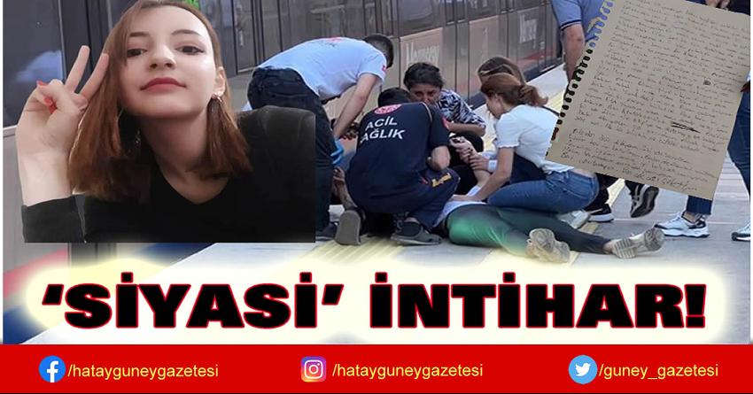 SİYASİ İNTİHAR!