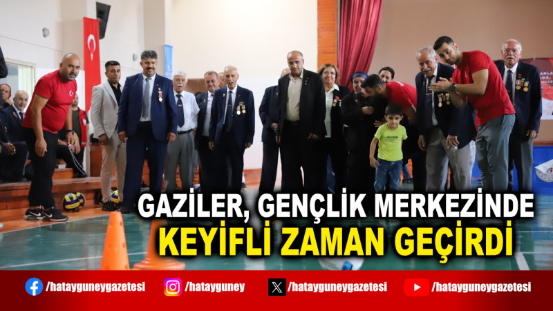 GAZİLER, GENÇLİK MERKEZİNDE KEYİFLİ ZAMAN GEÇİRDİ