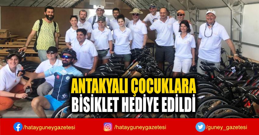 ANTAKYALI ÇOCUKLARA  BİSİKLET HEDİYE EDİLDİ