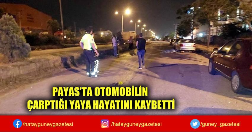 PAYAS'TA OTOMOBİLİN ÇARPTIĞI YAYA HAYATINI KAYBETTİ